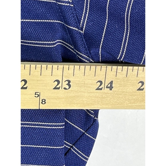 Grandslam Polo Shirt Size XL Blue Striped Logo Collar Buttons Men Golf Polo - Picture 5 of 8